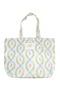 DELTA GAMMA INSULATED BOW TOTE