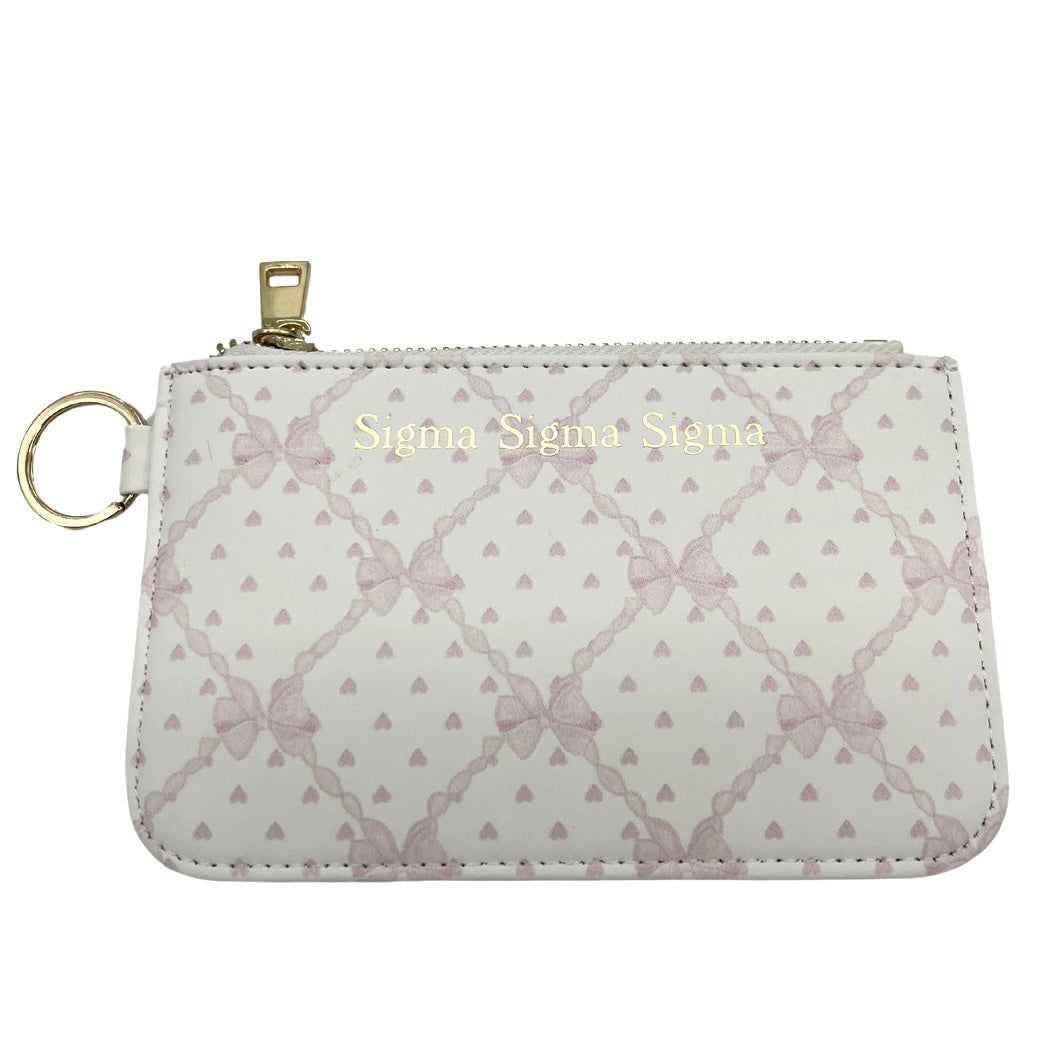 SIGMA SIGMA SIGMA BOW KEY POUCH