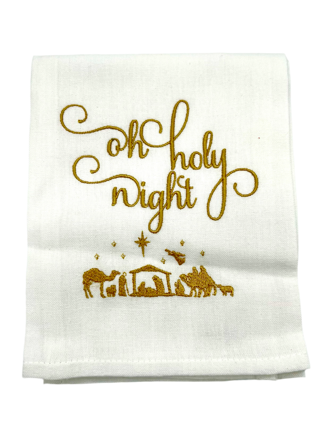 HOLY NIGHT NATIVITY TOWEL