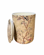 BEIGE TREE OF LIFE CANDLE BOX