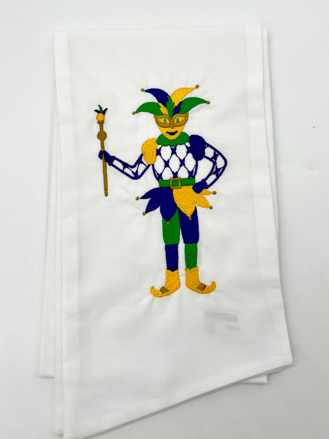 MARDI GRAS JESTER WREATH SASH
