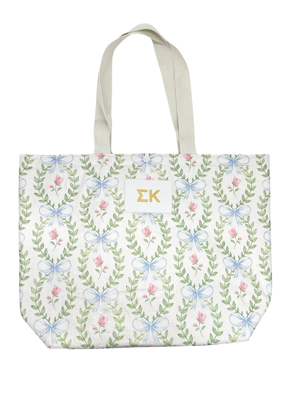 SIGMA KAPPA INSULATED BOW TOTE