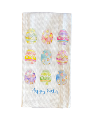 PASTEL EGG HAPPY EASTER TOWEL