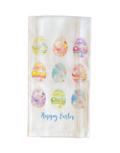 PASTEL EGG HAPPY EASTER TOWEL