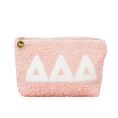 DELTA DELTA DELTA BLUSH TEDDY POUCH COSMETIC