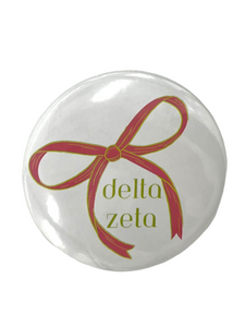 DELTA ZETA BOW BUTTON