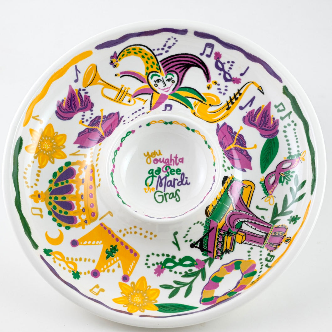 MARDI GRAS YOU OUGHTA GO CHIP & DIP