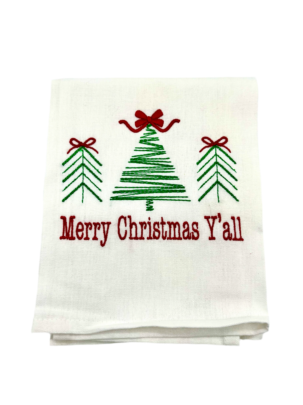 3 TREES MERRY CHRISTMAS TOWEL