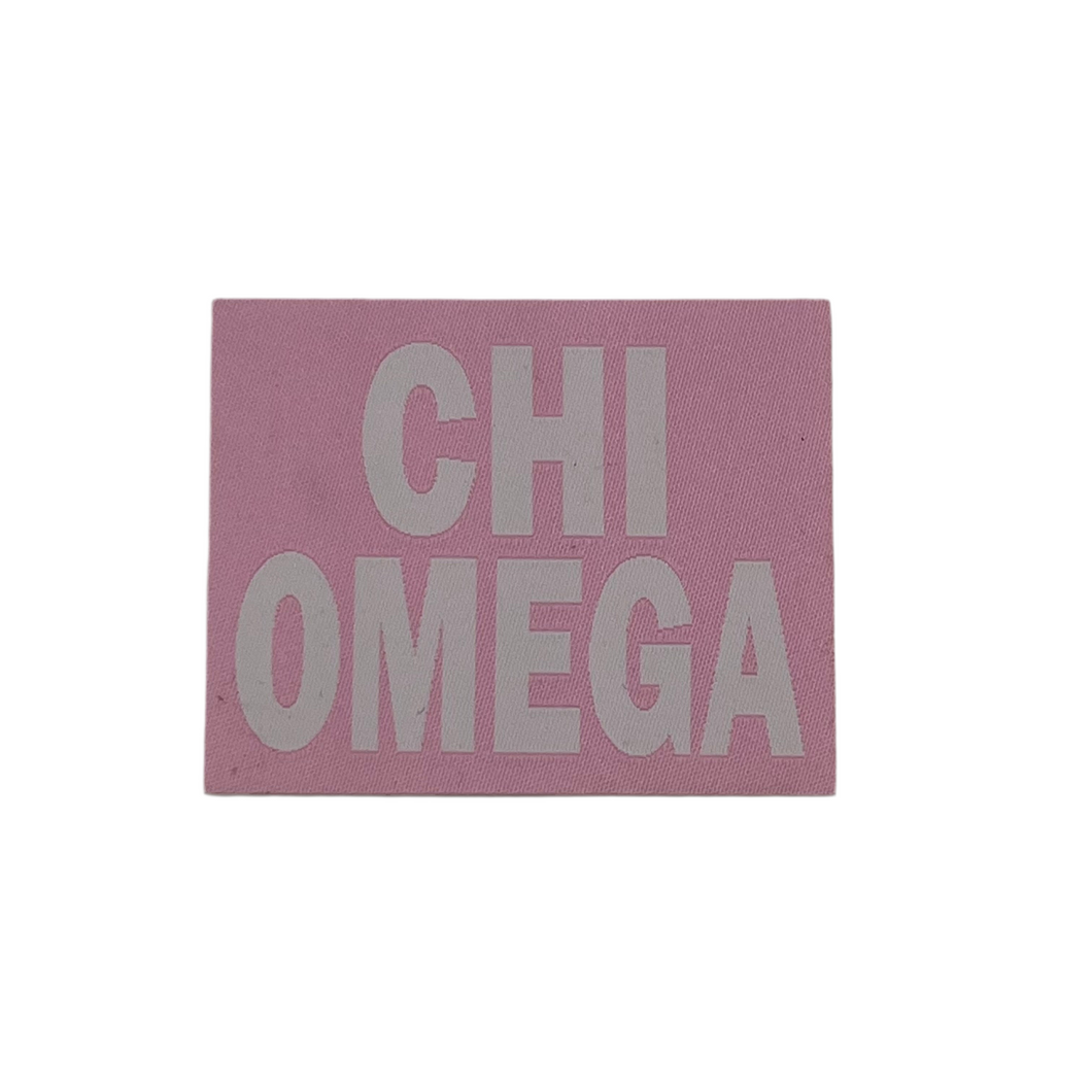 CHI OMEGA ADHESIVE PATCH