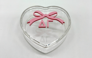 DELTA GAMMA HEART BOW BOX