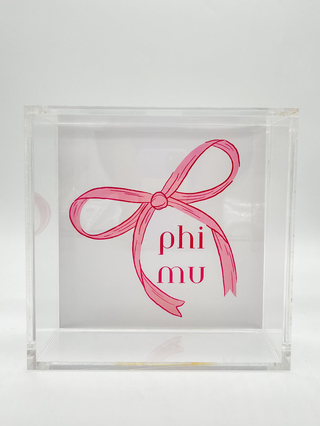 PHI MU BOW TRAY