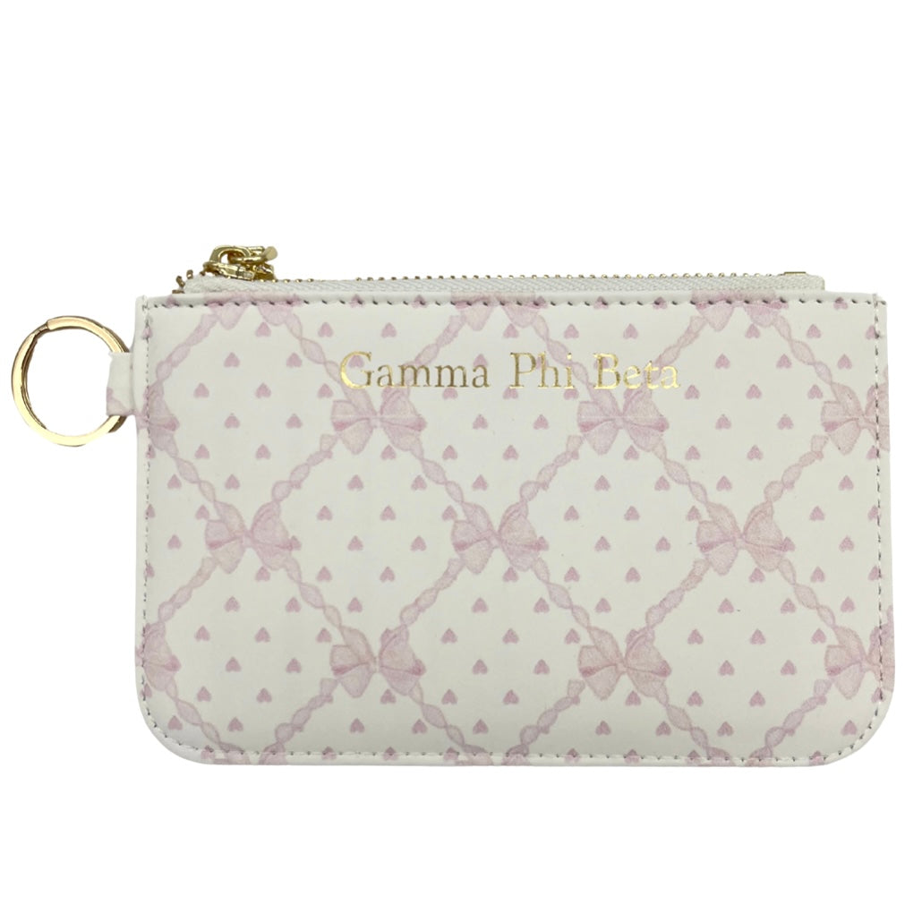 GAMMA PHI BETA BOW KEY POUCH