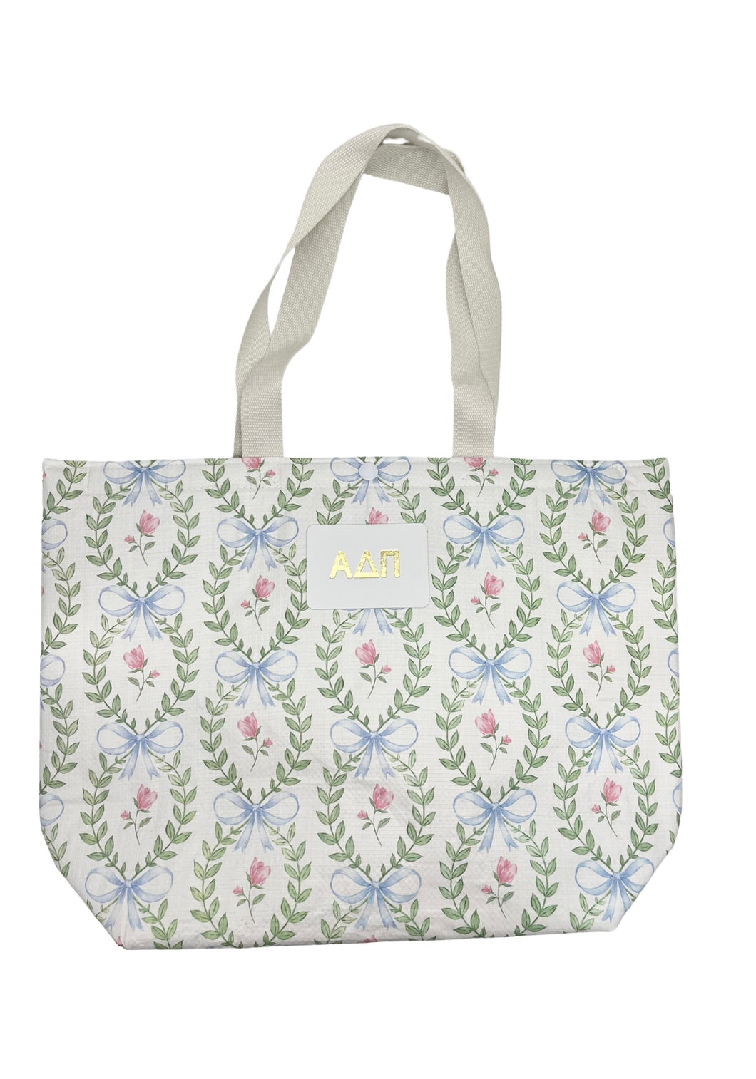 ALPHA DELTA PI INSULATED BOW TOTE