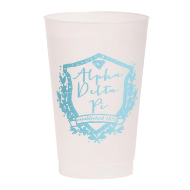 ALPHA DELTA PI MOTIF FROST FLEX CUP