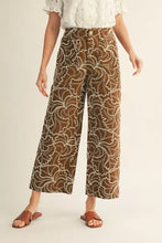 TOFFEE EMBROIDERED PANTS