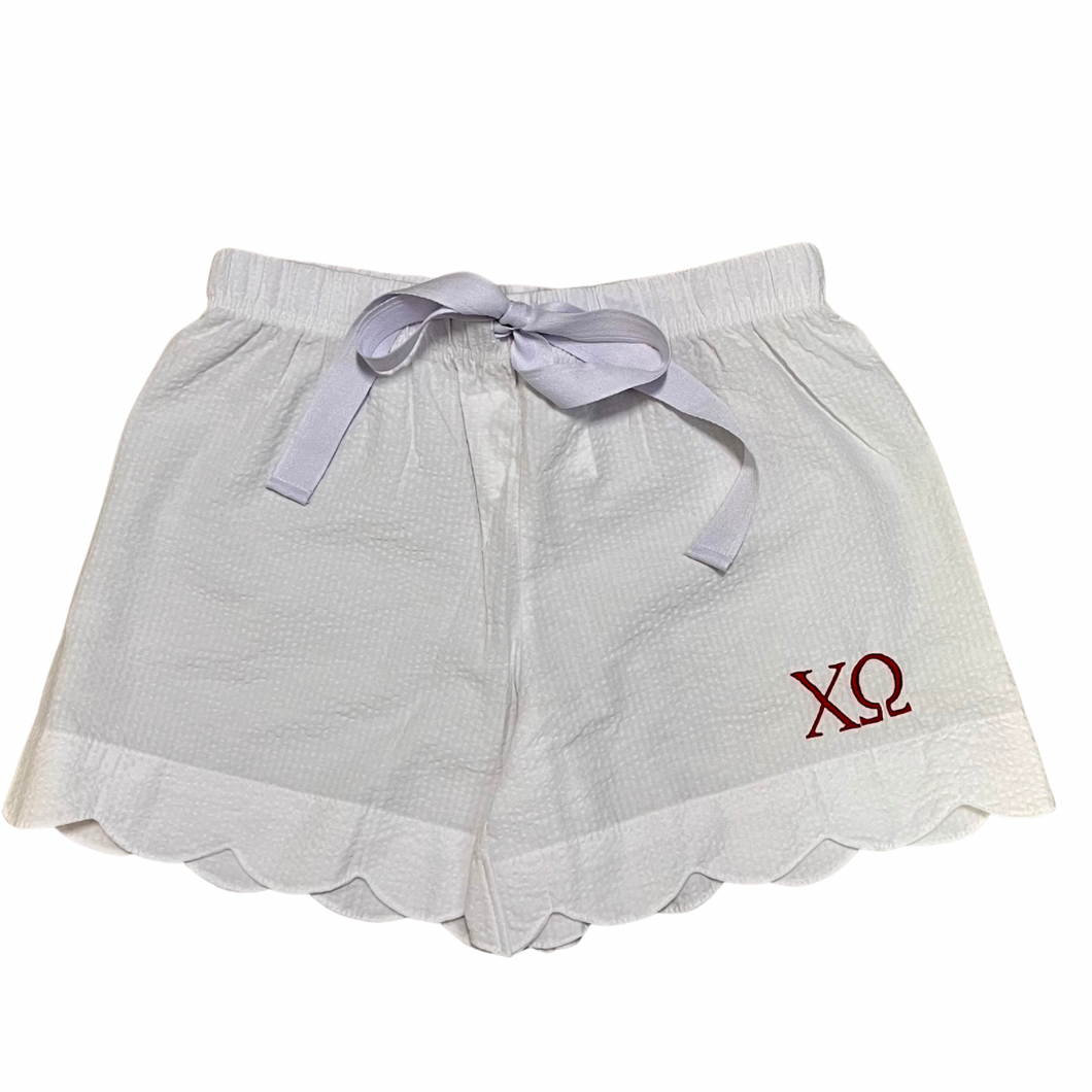 CHI OMEGA BOXERS SCALLOP