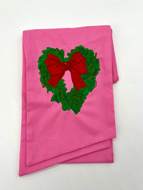 HEART BOXWOOD WREATH SASH