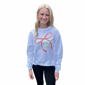 DELTA ZETA BOW SWEATSHIRT