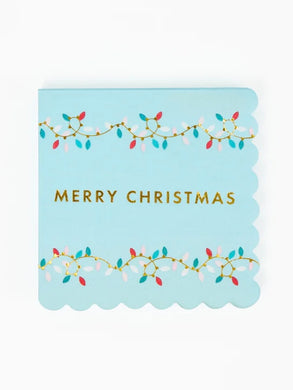 MERRY CHRISTMAS COCKTAIL NAPKINS