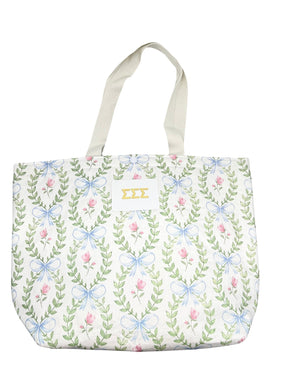 SIGMA SIGMA SIGMA INSULATED BOW TOTE