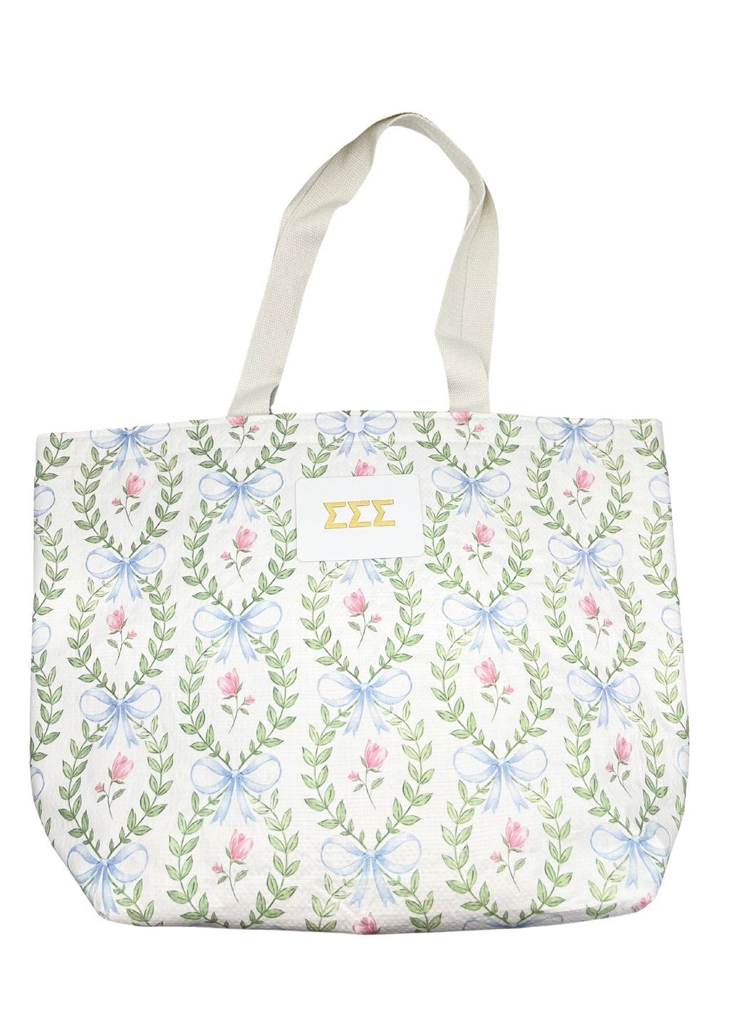 SIGMA SIGMA SIGMA INSULATED BOW TOTE