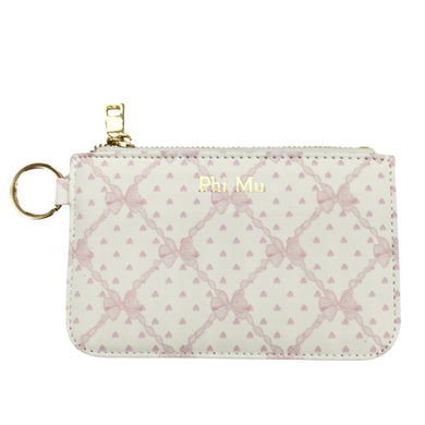 PHI MU BOW KEY POUCH