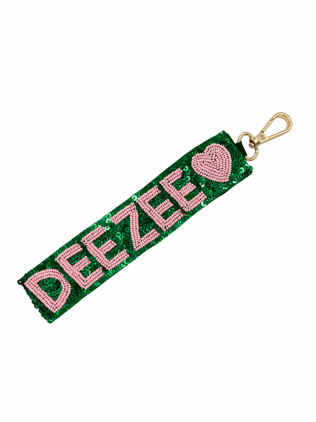 DELTA ZETA HEART WRISTLET