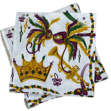 MARDI GRAS MASK COCKTAIL NAP