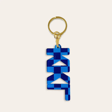 KAPPA KAPPA GAMMA CHECKERED KEYCHAIN