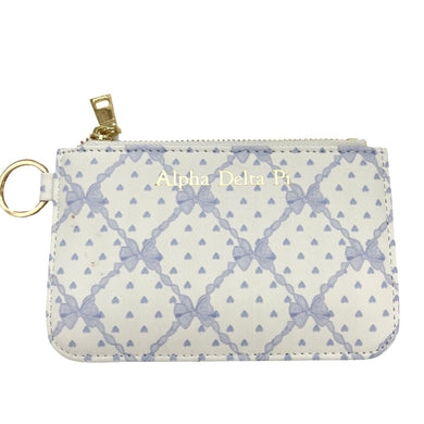 ALPHA DELTA PI BOW KEY POUCH