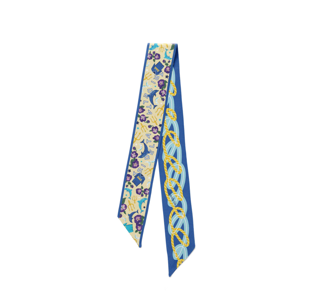 DELTA DELTA DELTA SKINNY SCARF