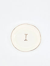 GOLD INITIAL DISH