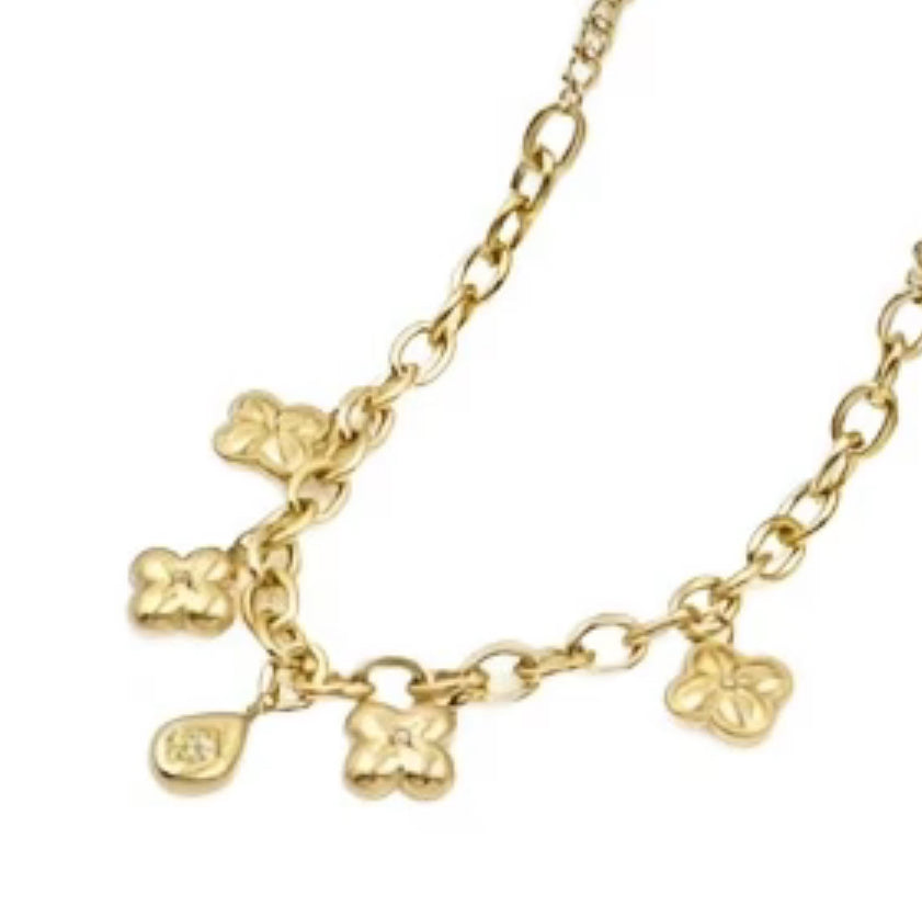 QUATREFOIL CHARM NECKLACE