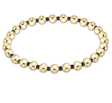 EXTENDS FACETED HEMATITE GRATEFUL PATTERN 5MM BEAD BRACELET