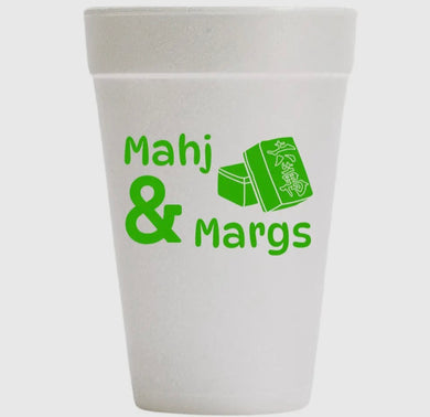 MAHJ & MARGS STYROFOAM CUPS
