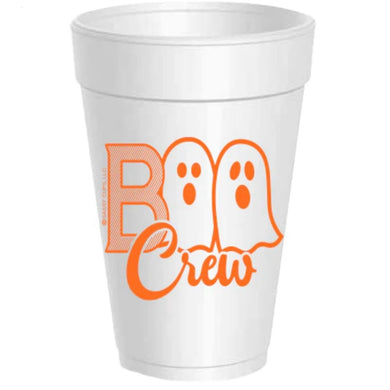 BOO CREW STYROFOAM CUPS