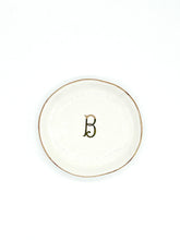 GOLD INITIAL DISH