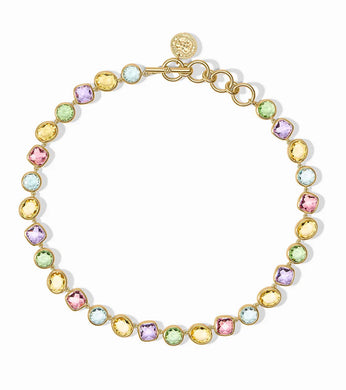 KALEIDOSCOPE TENNIS NECKLACE MULTI STONE