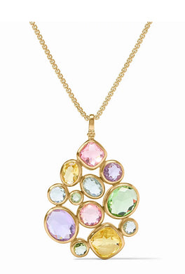 KALEIDOSCOPE STATEMENT PENDANT MULTI STONE