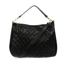 BLACK KALI WOVEN SLOUCHY HOBO