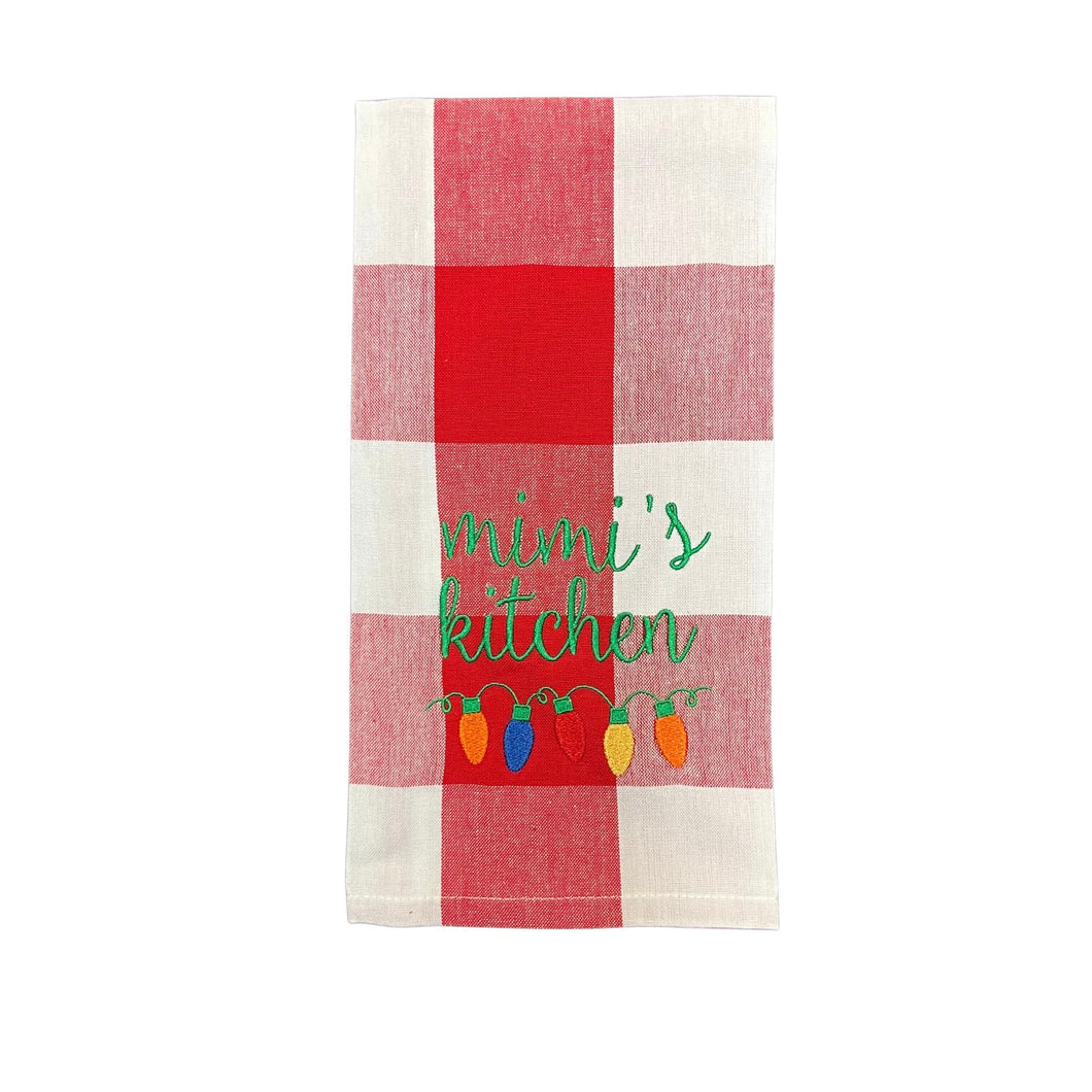 MIMIS KITCHEN WITH LIGHTS TOWEL