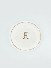 GOLD INITIAL DISH