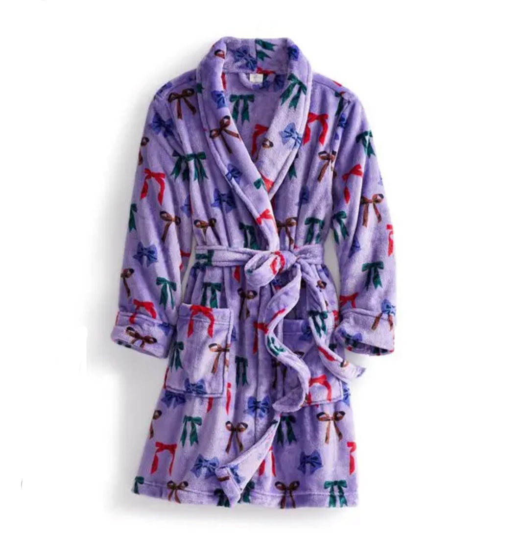 ROBE BOW MOSAIC CHALK VIOLET SMALL/MEDIUM