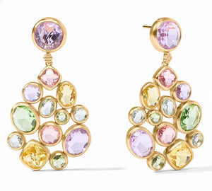 KALEIDOSCOPE STATEMENT EARRING MULTI STONE