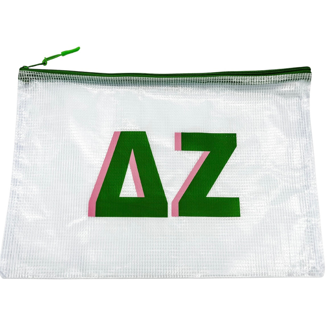 DELTA ZETA ZIPPER POUCH