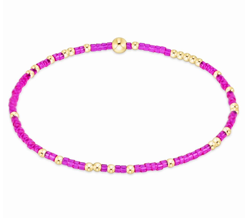 EGIRL HOPE UNWRITTEN BRACELET FUCHSIA