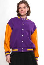 PURPLE AND GOLD TIGER JACKET