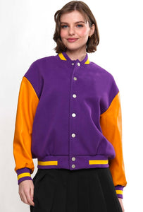 PURPLE AND GOLD TIGER JACKET