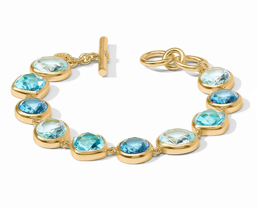 KALEIDOSCOPE TENNIS BRACELET BAHAMIAN BLUE