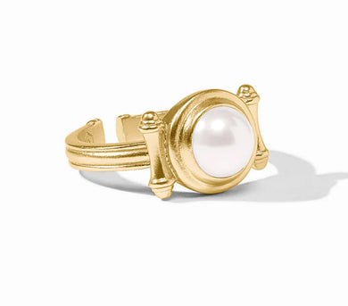 BAMBOO STONE RING PEARL